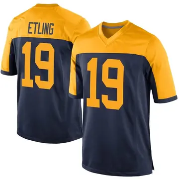 New England Patriots #5 Danny Etling Color Rush Legend Home Jersey - Navy