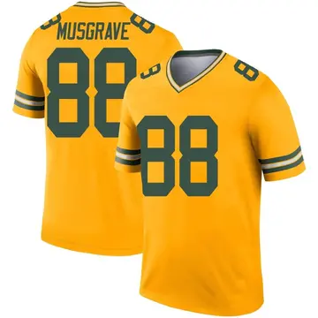 Packers #88 Luke Musgrave Nike Away Game Jersey Small White