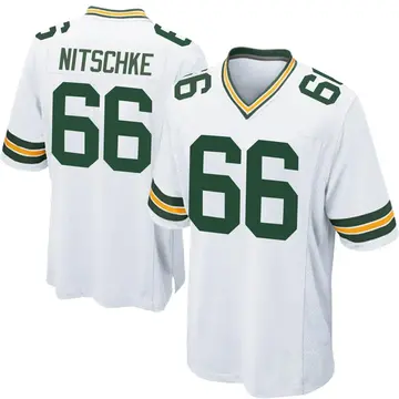 2005 Leaf Certified Reggie White Ray Nitschke Game Used Jersey 57/85 Fabric