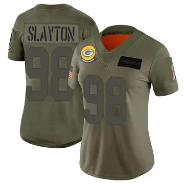 Chris Slayton Women's Green Bay Packers Nike Vapor Untouchable Jersey -  Limited White