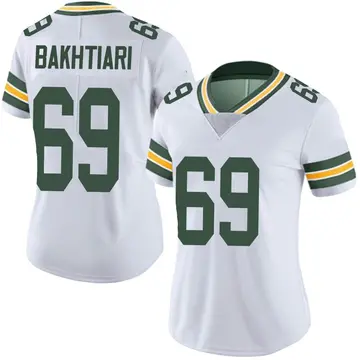 Jerseyrama David Bakhtiari Jersey #69 White Green Bay Unsigned Custom Stitched White Football New No Brands/Logos Sizes S-3xl