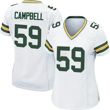 De'Vondre Campbell 59 Green Bay Packers White Vapor Limited Jersey -  Bluefink