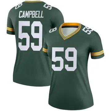 Packers Backer DE'VONDRE CAMPBELL Signed Custom Replica Green Jersey AUTO  JSA