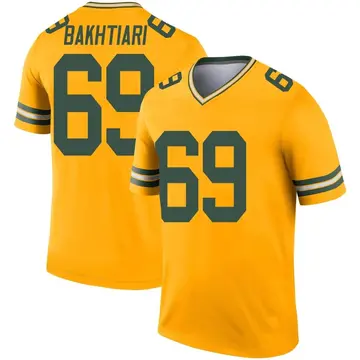 Packers 50s Classic Nike #69 Bakhtiari Game Jersey XL Green & Gold