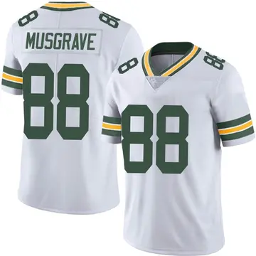 Packers #88 Luke Musgrave Nike Away Game Jersey Small White