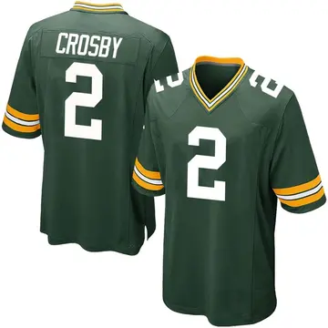 Green Bay Packers Mason Crosby Gold Inverted Legend Jersey - Bluefink